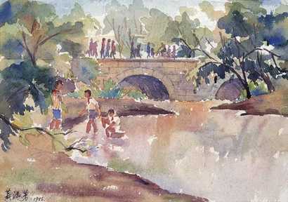 萧淑芳 1956年作 风景